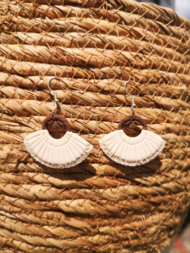 Collection Macramé Bohème - Boucles d&#039;oreilles Clarance 