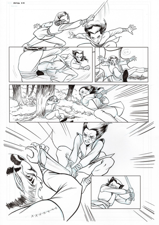 09/2025 - ThunderCats : Pumyra #1 Page 12 - ORIGINAL, A3 (11.7x16.5)