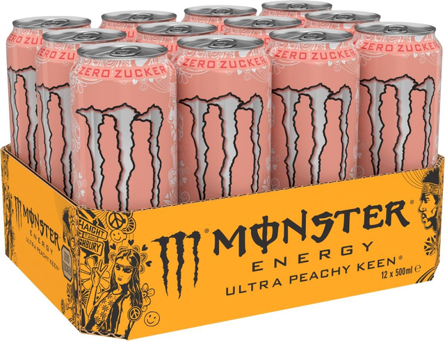 DPG Monster Energy Ultra Peachy Keen Ds. 0,5l (12 x 0,5 L)