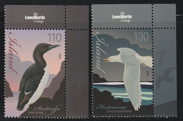 Iceland 2009 Birds MNH