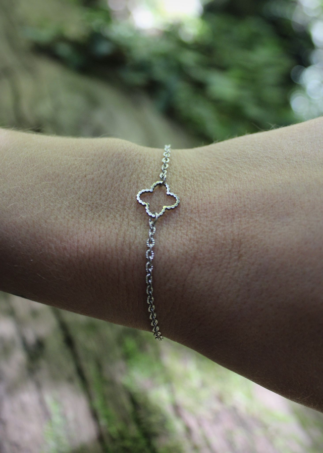 Bracelet Trèfle - porte bonheur 