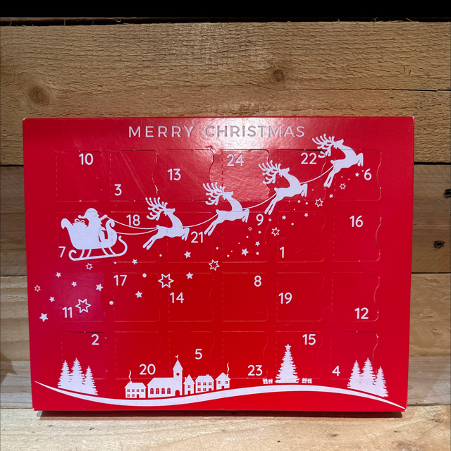 Wax Crayon Advent Calendar 