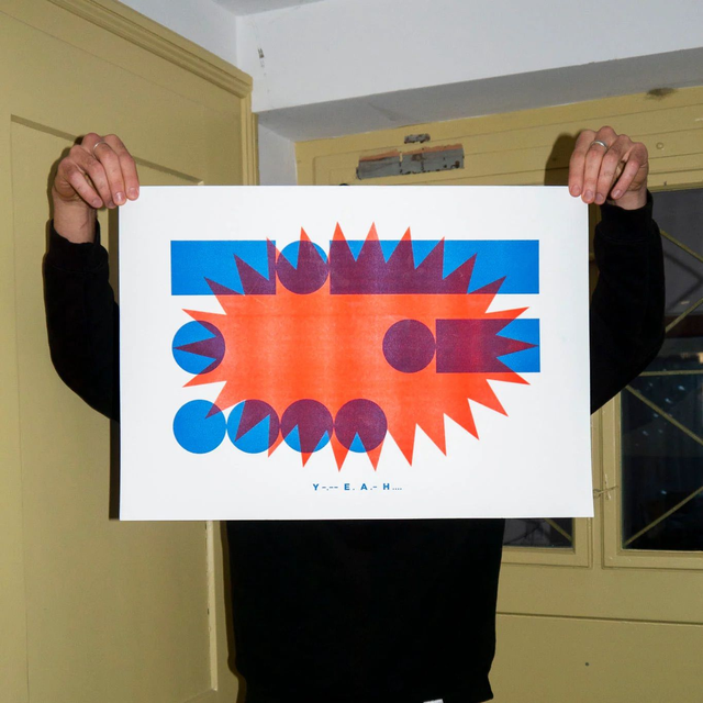 Plakat A2 YEAH, YOLO oder LOVE | Büro Spreng