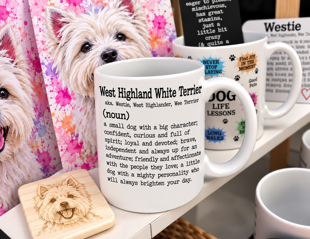 Dog Breed Definition Mug – West Highland Terrier | Funny Dog Lover Gift