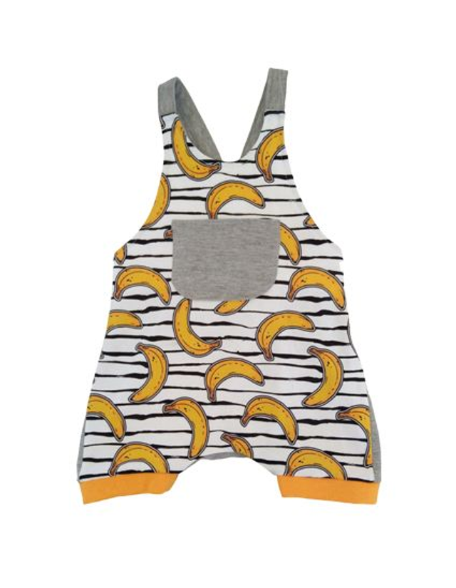 Peto de Algodón Orgánico con Estampado de Bananas