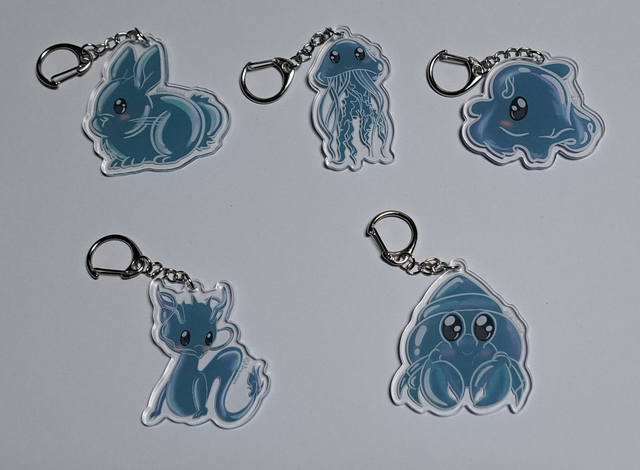 Anibubulles porte-clés