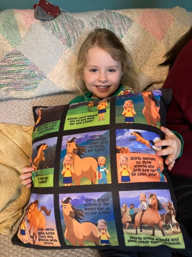 Personalised Child Story Cushion