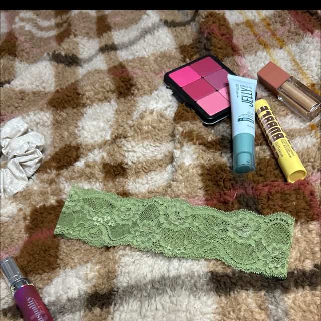 Bandeau Dentelle Vert 