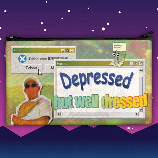 Depressed, well dressed