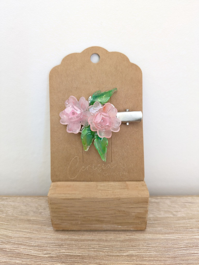 Barrette Pivoine