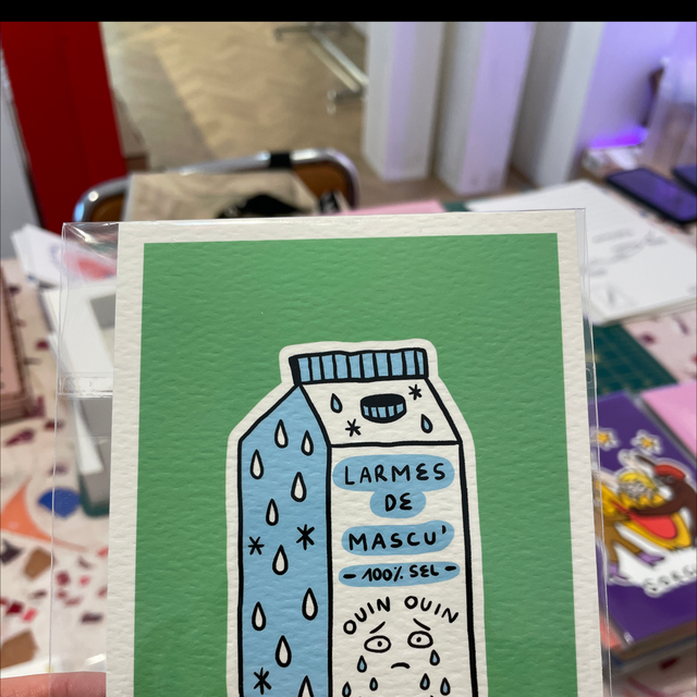 Pop 01 larmes mascu- Popoche 