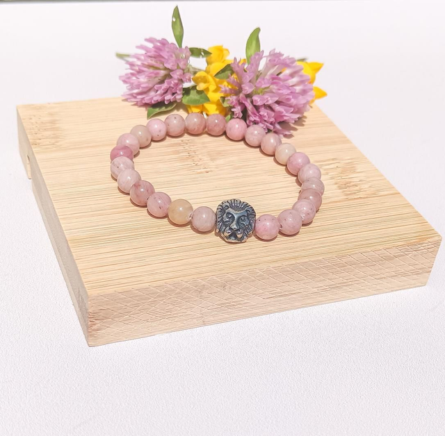 Bracelet en Rhodochrosite – Amour & Guérison Émotionnelle