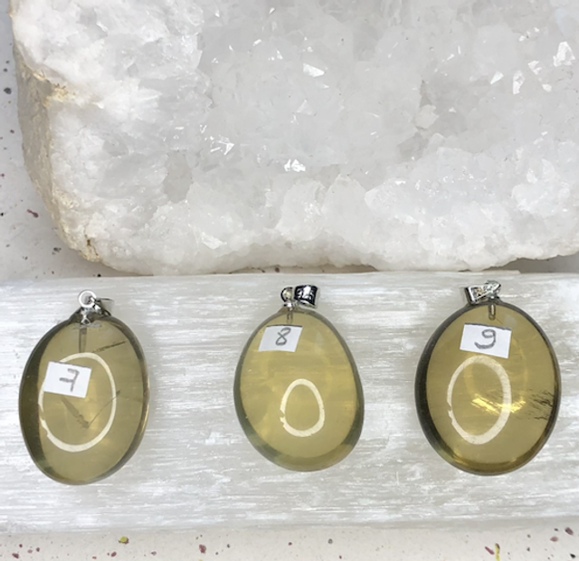 Pendentif Citrine Naturelle AA