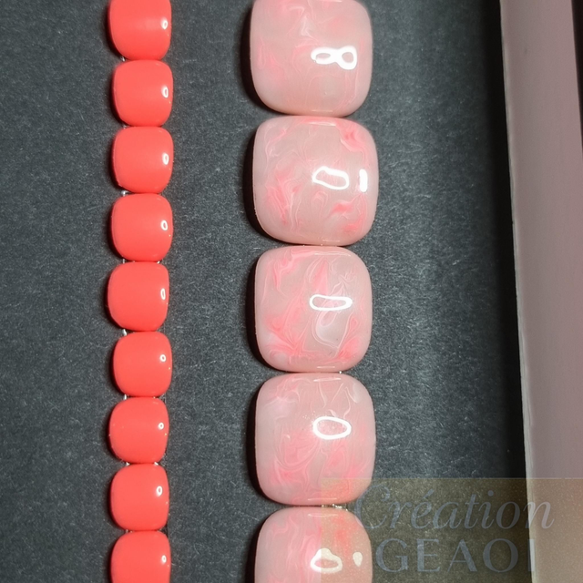 Corail boo marble little pieds