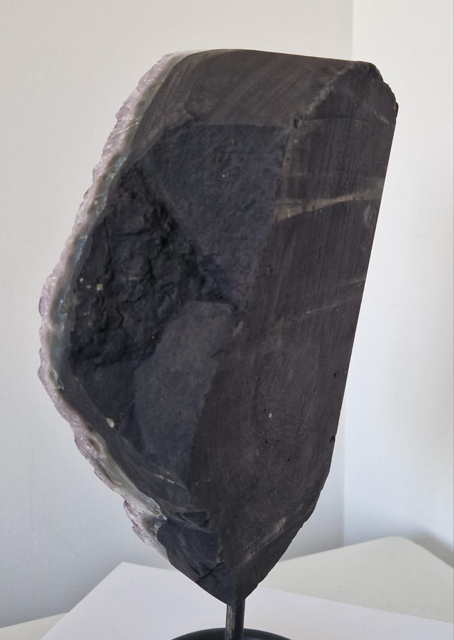 Améthyste Géode sur pied métal
