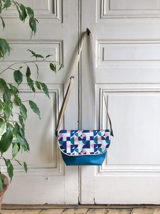 Sac Bandoulière - BAUHAUS bleu turquoise 