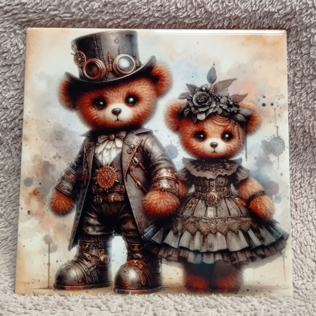 Steampunk couples d’ours 