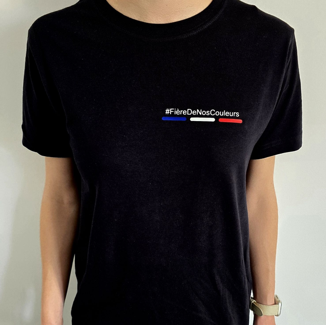 Tee-shirt #FierDeNosCouleurs / #FièreDeNosCouleurs