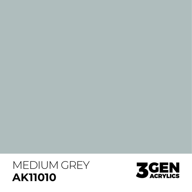 3rd Gen. Acrylics 10 Medium Grey