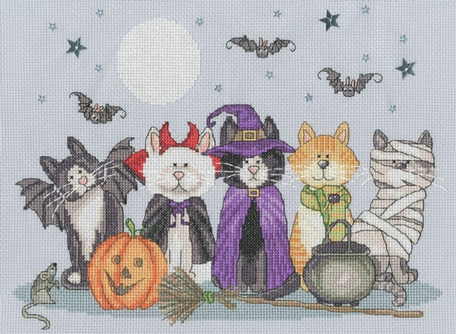 Fiendish Felines by Bothy Threads