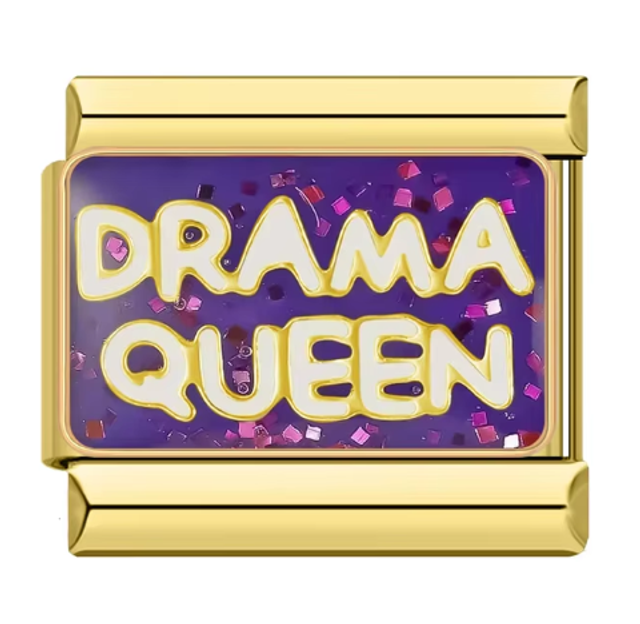 Charm Drama Queen Dorado