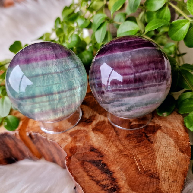 Fluorite sphere - Green 221g