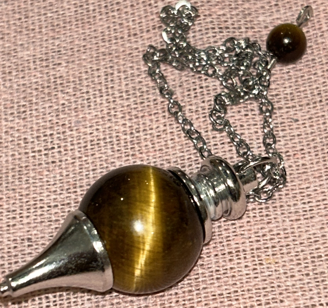 Pendule œil de tigre 