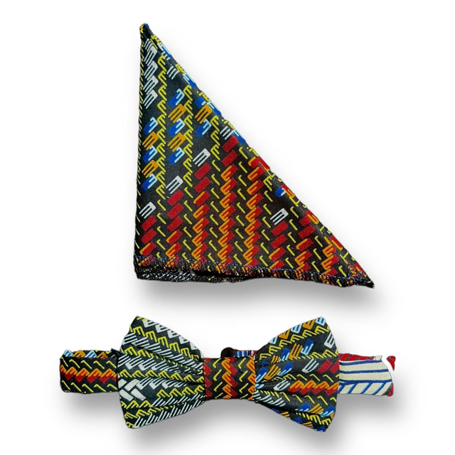 Noeud papillon et mouchoir de poche