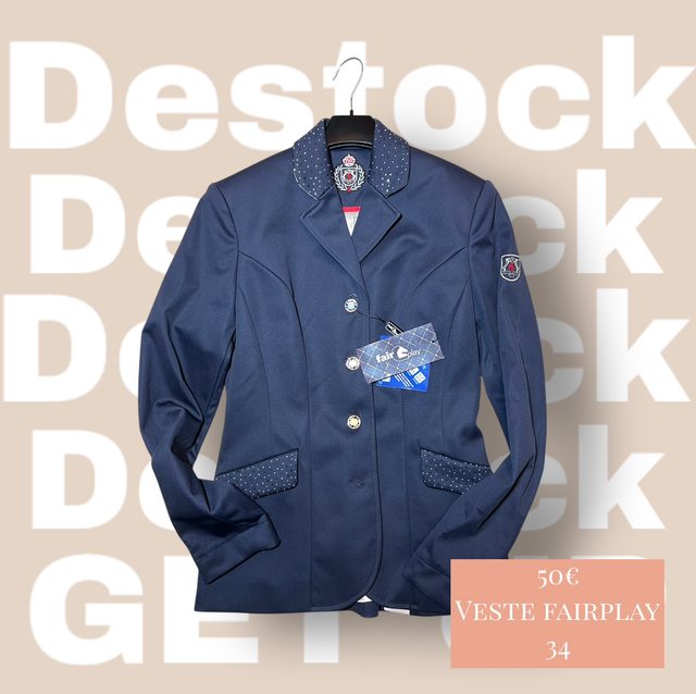 Fairplay veste 34 marine 