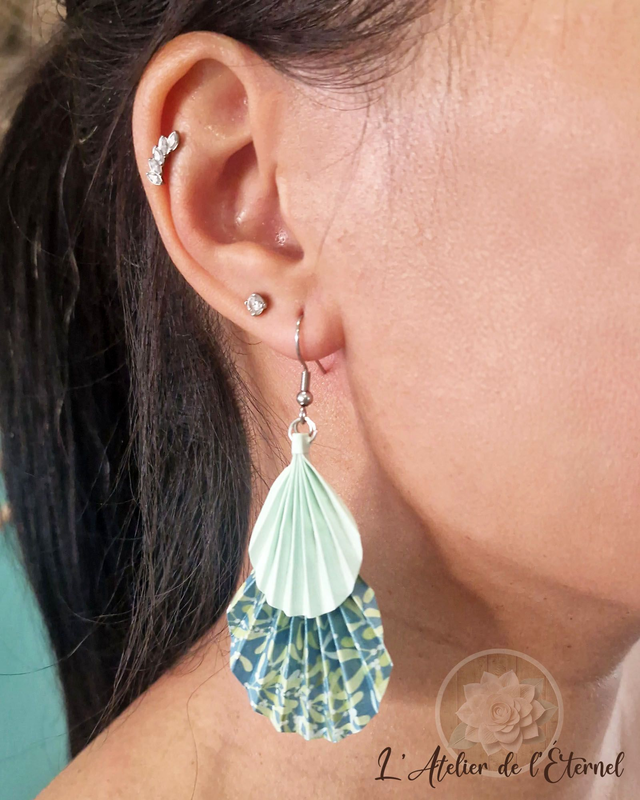 Boucles d'oreilles Licuala Royal