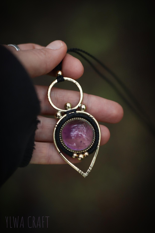 Pendentif SHAË améthyste 