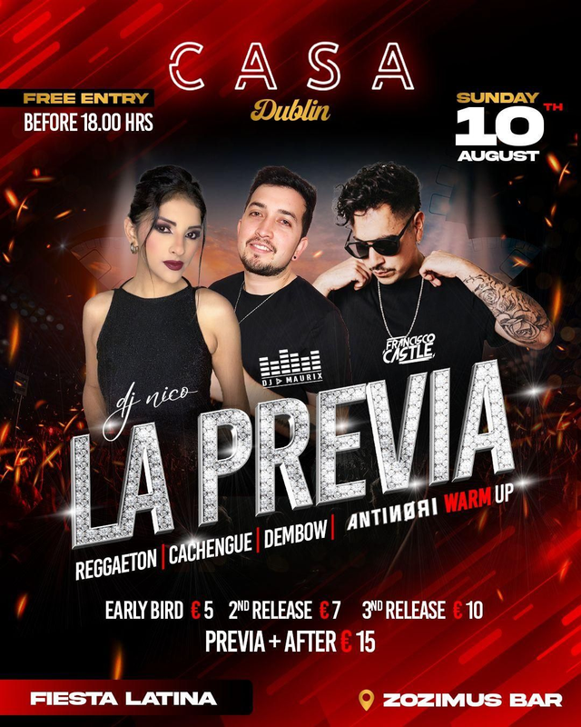 CASA DUBLIN DOM 10/8/25