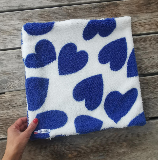 Snood LOUIS coeur bleu