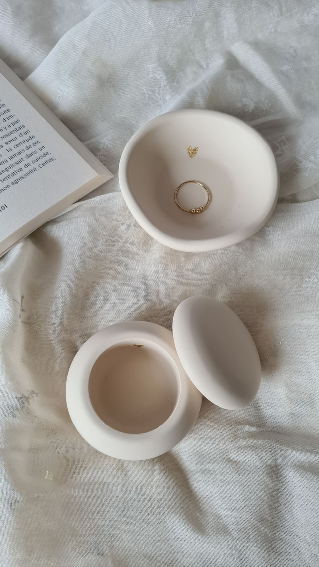 Coupelle Ondine - craie douce