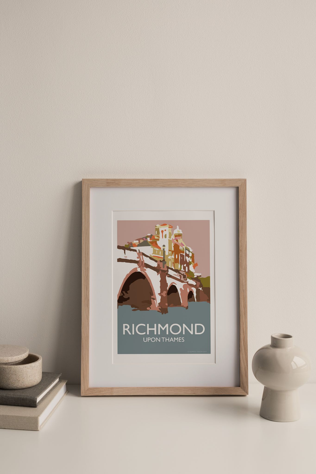 Richmond brown FRAMED