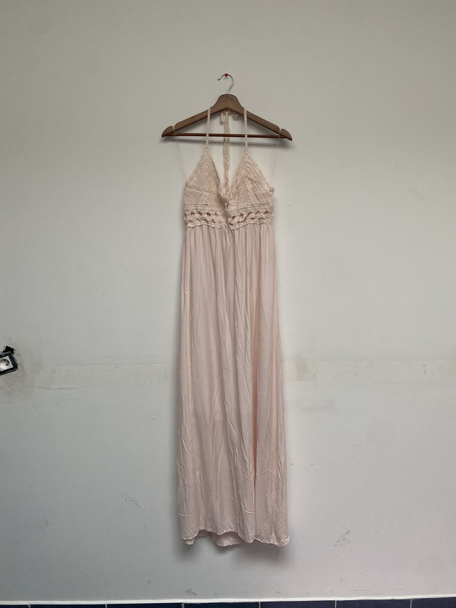 Robe bohème rose 