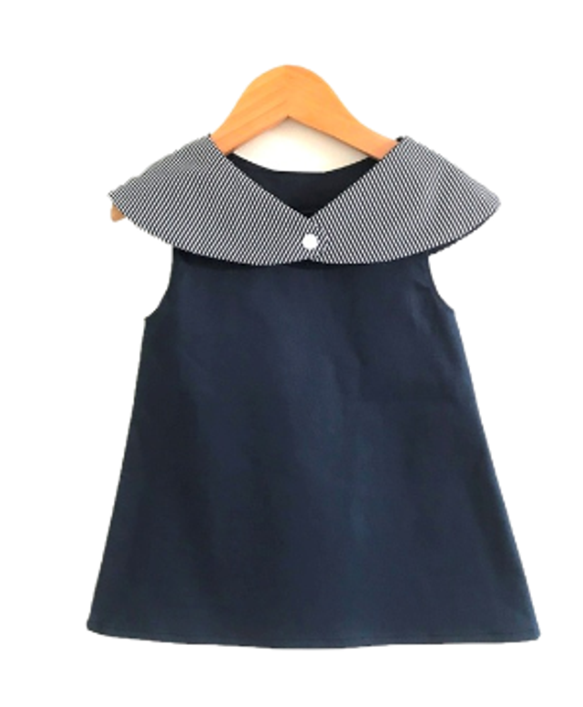 Robe col marin bleu marine