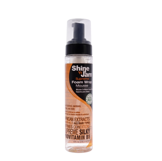 Shine-n-Jam Supreme Foam Wrap Mousse , 8 oz 