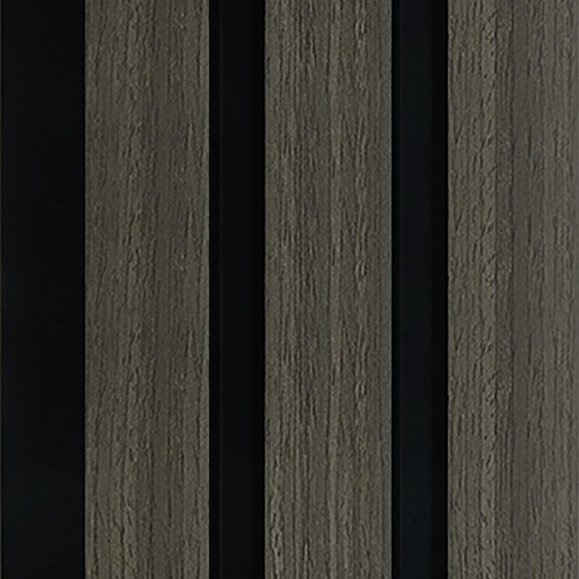 DCD Slat Wall Cladding Panel (233mm) – Grey Oak 3D Timber-Effect