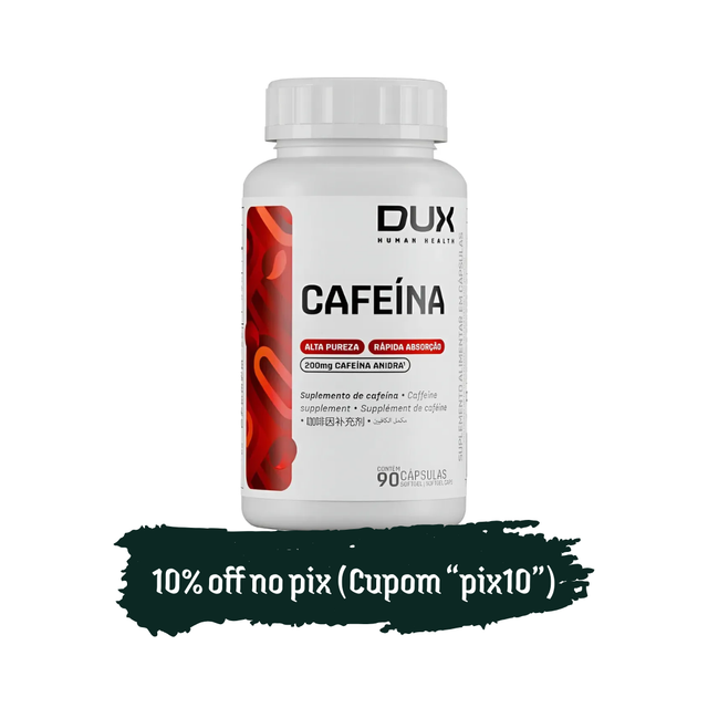 CAFEÍNA 90 CAPSULAS DUX NUTRITION