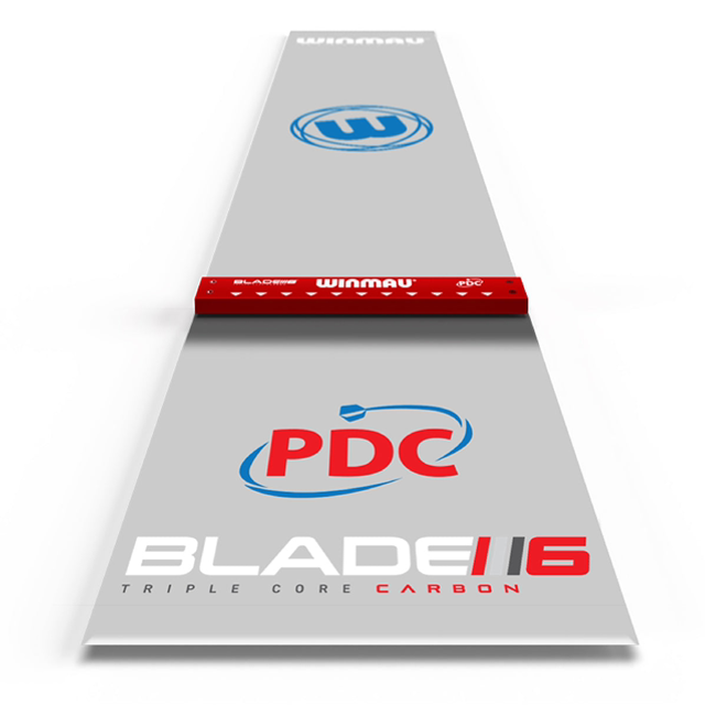 WINMAU CLEARZONE PVC DART MAT WITH INTEGRATED OCHE 