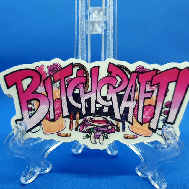 Bitchcraft! Large sticker