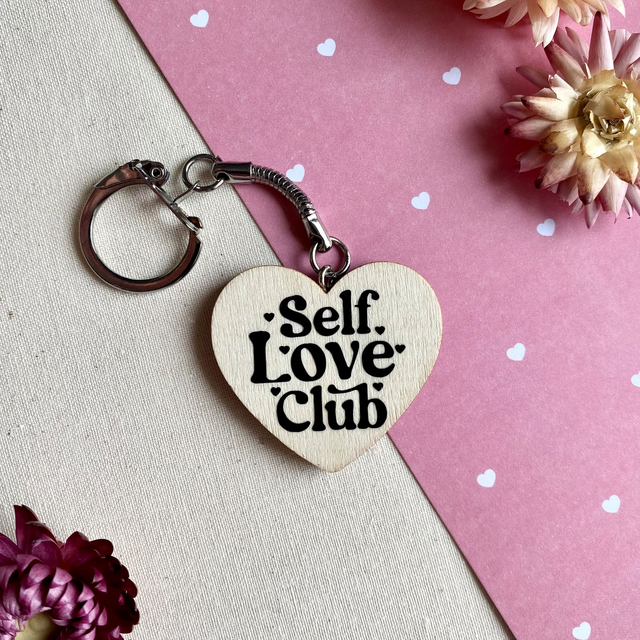 Porte clés coeur Self Love Club