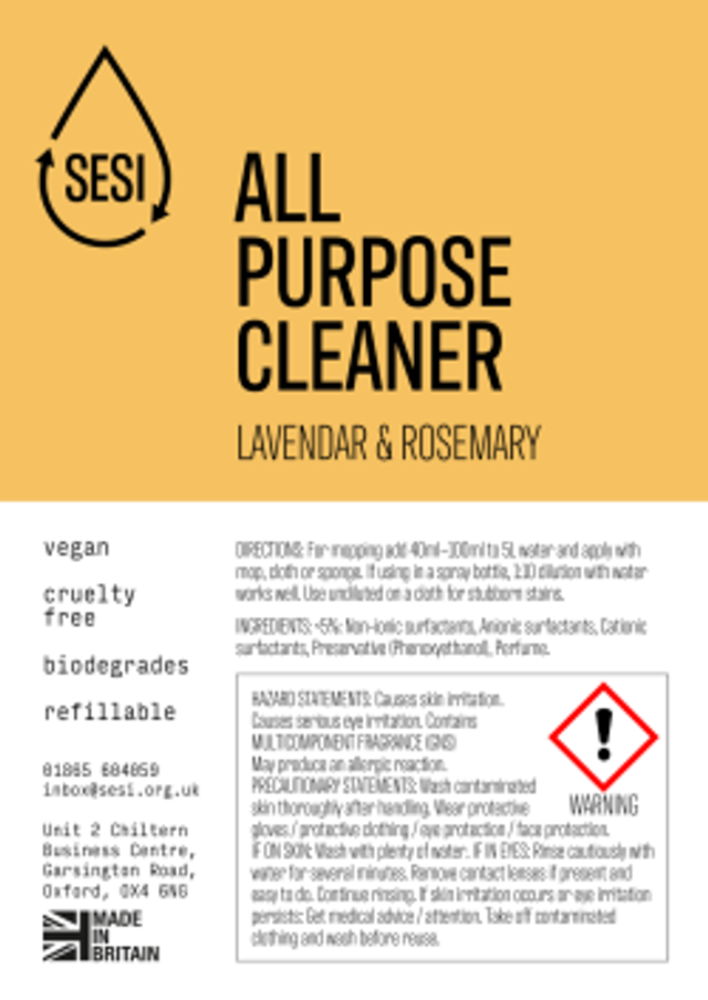 All Purpose Cleaning Concentrate