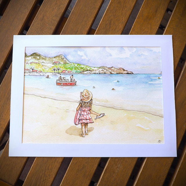 Petits pieds sur la plage Saint Jean