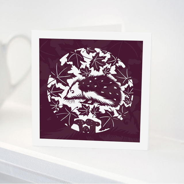 Card – Hedgehog