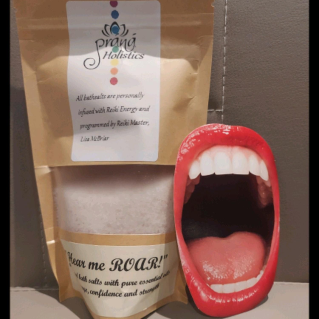 Hear me ROAR bathsalts pouch