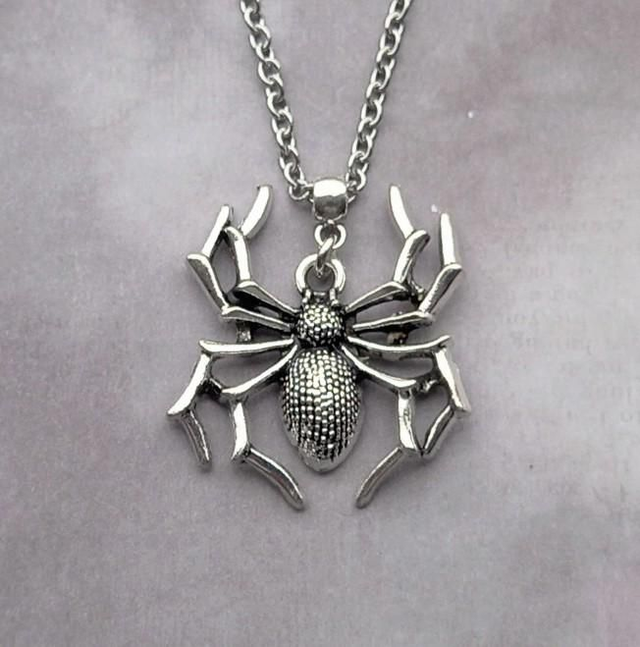 Large Spider Necklace 