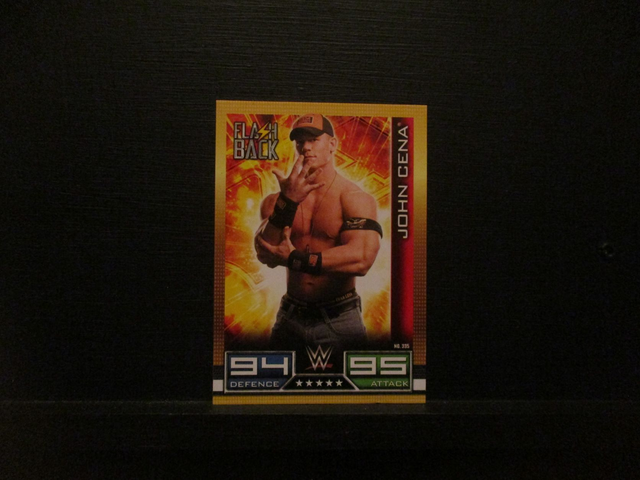 John Cena - Flash Back Slam Attax 10th Edition Original Trading Card #335