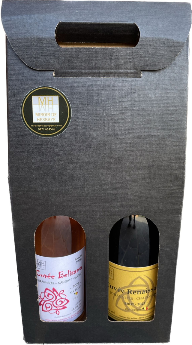 Coffret 2 bouteilles noir